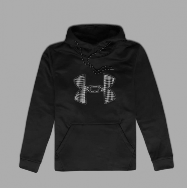 Hoodie dengan Logo Brand Besar